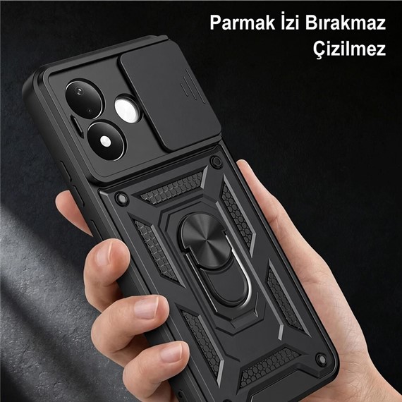 Microsonic Xiaomi Redmi Note 17 Pro 5G Kılıf Impact Resistant Siyah 6