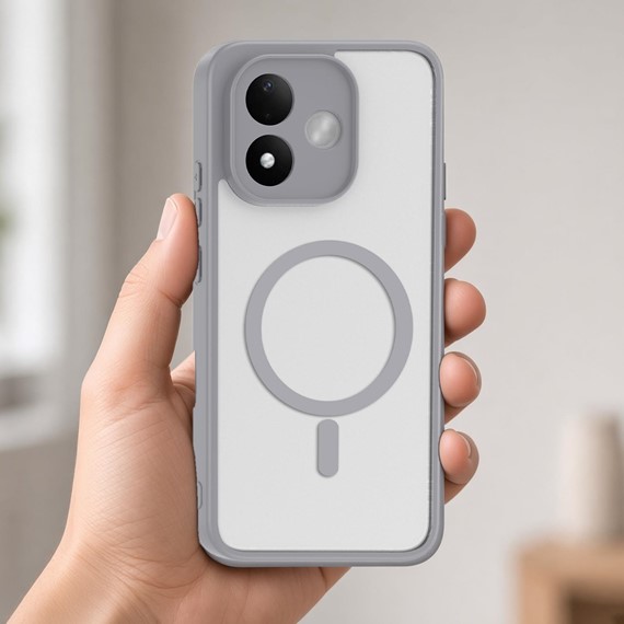Microsonic Xiaomi Redmi Note 17 5G Kılıf MagSmoke Neo Gri 2