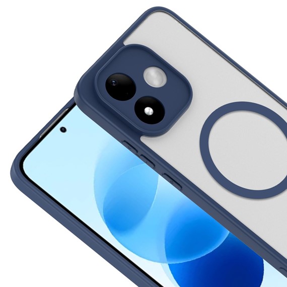 Microsonic Xiaomi Redmi Note 17 5G Kılıf MagSmoke Neo Lacivert 4
