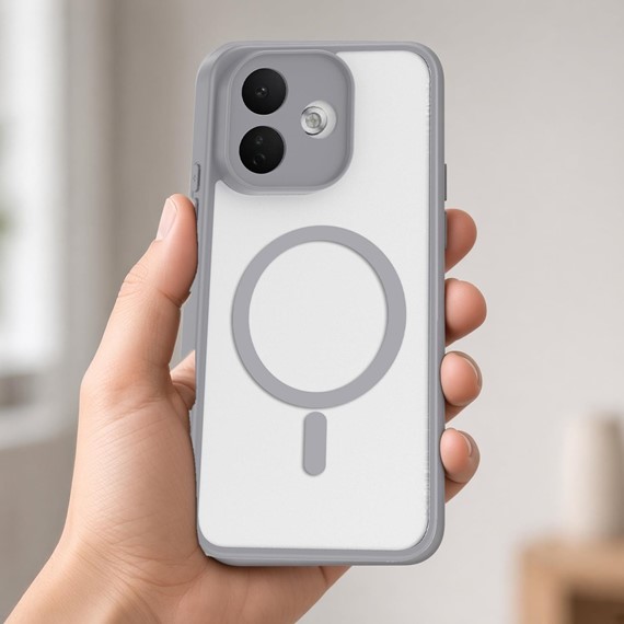 Microsonic Xiaomi Redmi Note 17 Pro 5G Kılıf MagSmoke Neo Gri 2