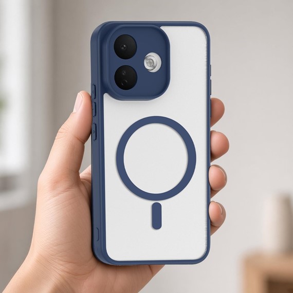 Microsonic Xiaomi Redmi Note 17 Pro 5G Kılıf MagSmoke Neo Lacivert 2