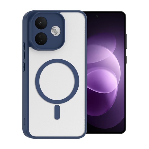 Microsonic Xiaomi Redmi Note 17 Pro 5G Kılıf MagSmoke Neo Lacivert 1