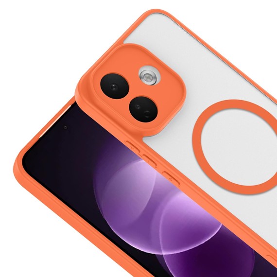 Microsonic Xiaomi Redmi Note 17 Pro 5G Kılıf MagSmoke Neo Turuncu 4