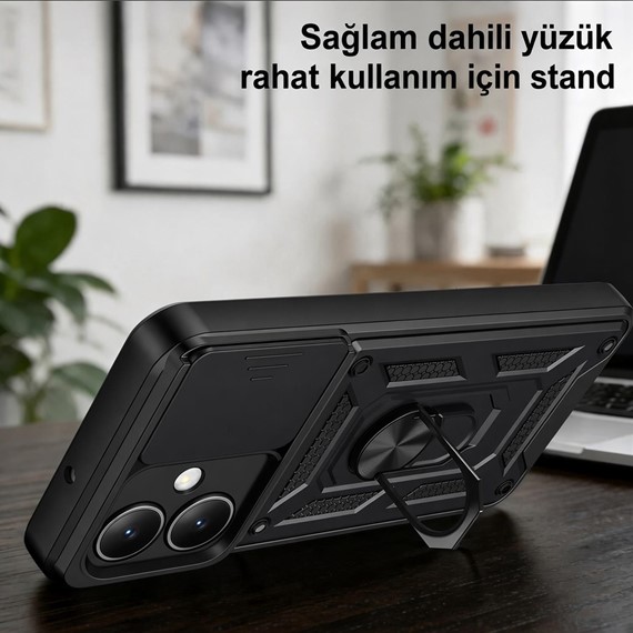 Microsonic Xiaomi Redmi Note 17 Pro Max 5G Kılıf Impact Resistant Siyah 3
