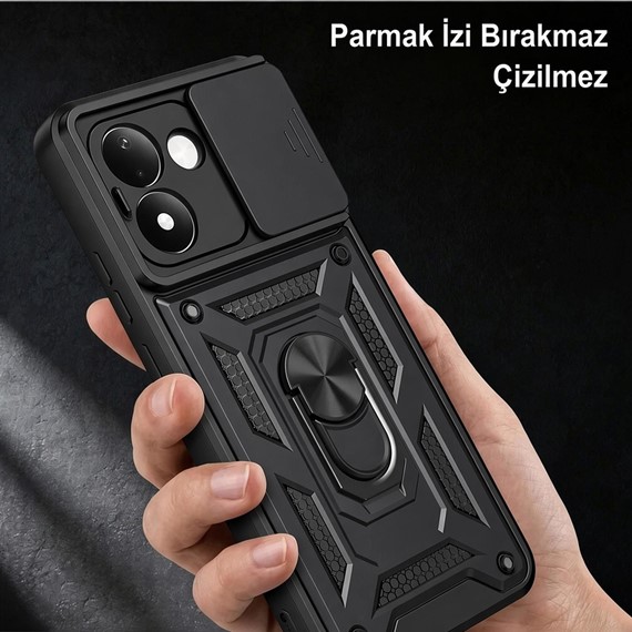 Microsonic Xiaomi Redmi Note 17 Pro Max 5G Kılıf Impact Resistant Siyah 6