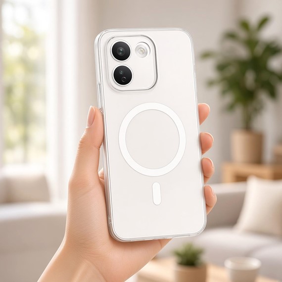 Microsonic Xiaomi Redmi Note 17 Pro Max 5G Kılıf MagSafe Clear Sararmaz Şeffaf 2