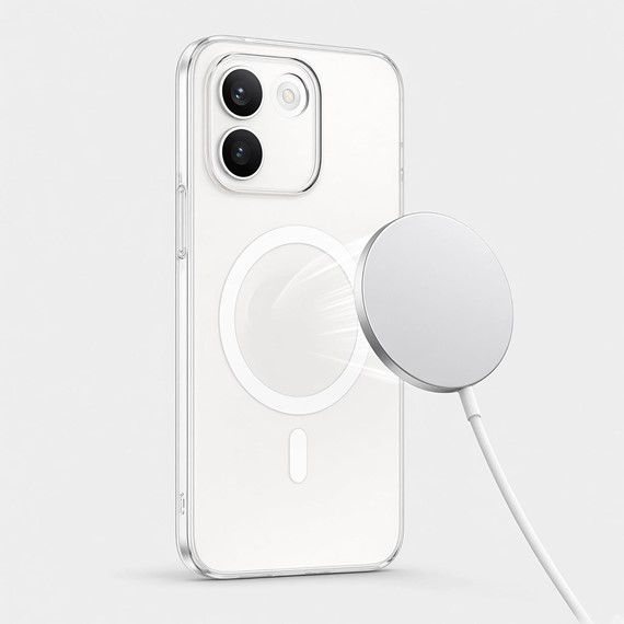 Microsonic Xiaomi Redmi Note 17 Pro Max 5G Kılıf MagSafe Clear Sararmaz Şeffaf 3