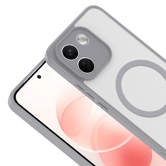 Microsonic Xiaomi Redmi Note 17 Pro Max 5G Kılıf MagSmoke Neo Gri 4