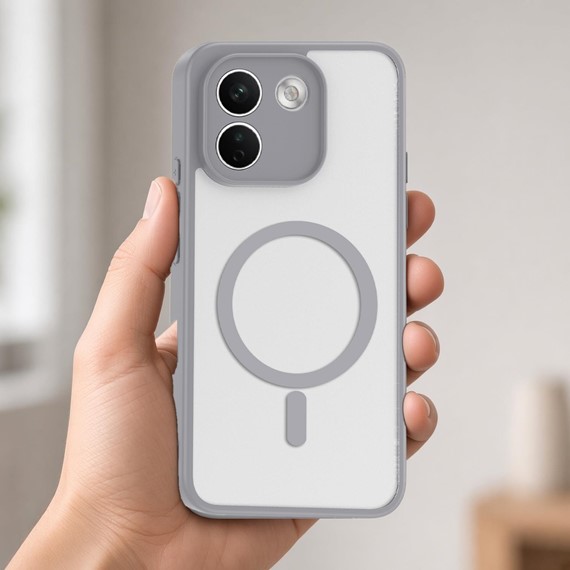 Microsonic Xiaomi Redmi Note 17 Pro Max 5G Kılıf MagSmoke Neo Gri 2
