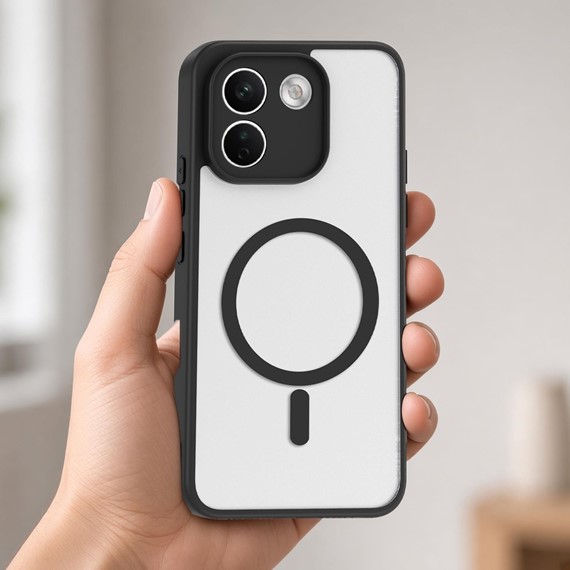 Microsonic Xiaomi Redmi Note 17 Pro Max 5G Kılıf MagSmoke Neo Siyah 2