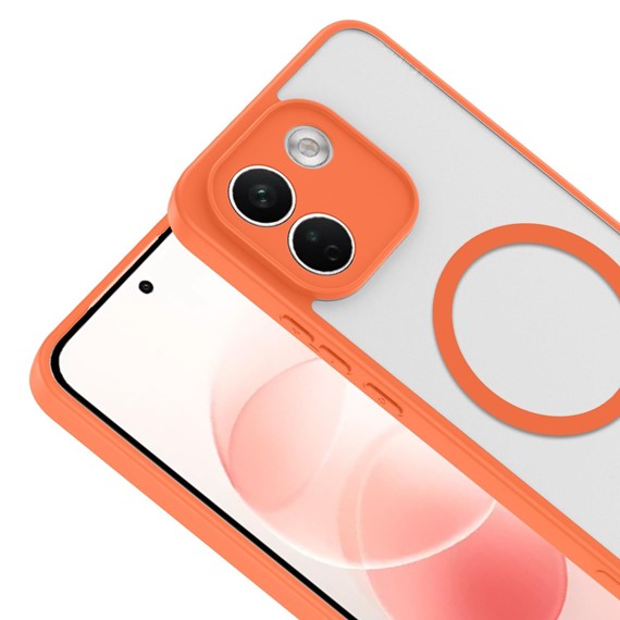 Microsonic Xiaomi Redmi Note 17 Pro Max 5G Kılıf MagSmoke Neo Turuncu 4