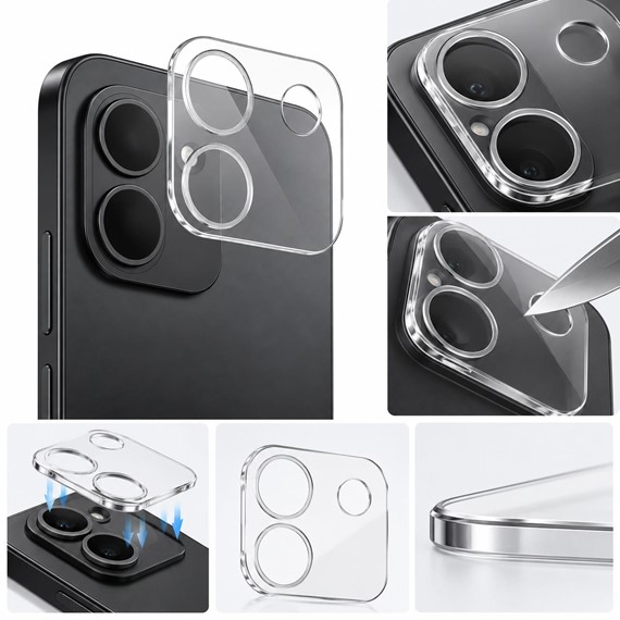 Microsonic Xiaomi Redmi Note 17 Pro Max 5g Kamera Lens Koruma Camı Şeffaf 3