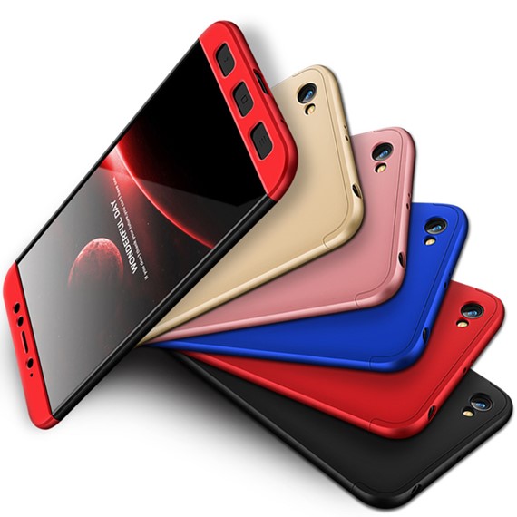 Microsonic Xiaomi Redmi Note 5A Prime Kılıf Double Dip 360 Protective Kırmızı 4