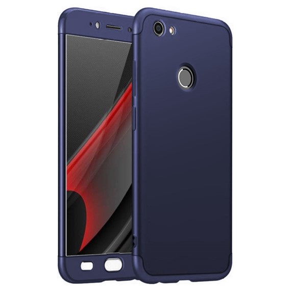 Microsonic Xiaomi Redmi Note 5A Prime Kılıf Double Dip 360 Protective Lacivert 1