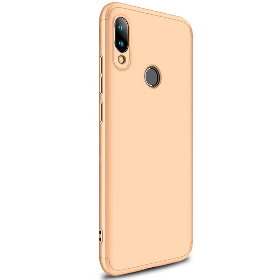 Microsonic Xiaomi Redmi Note 7 Kılıf Double Dip 360 Protective Gold 2