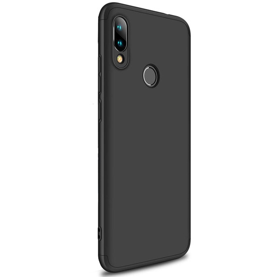 Microsonic Xiaomi Redmi Note 7 Kılıf Double Dip 360 Protective Siyah 2