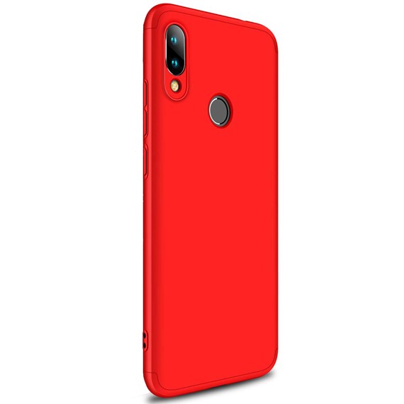 Microsonic Xiaomi Redmi Note 7 Pro Kılıf Double Dip 360 Protective Kırmızı 2