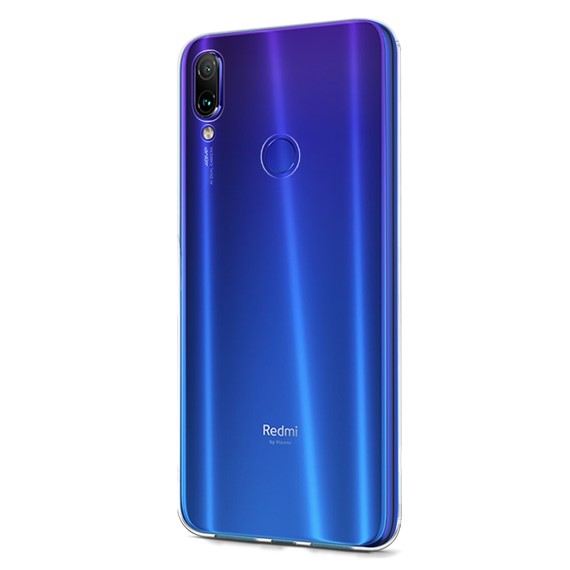 Microsonic Xiaomi Redmi Note 7 Pro Kılıf Transparent Soft Beyaz 2