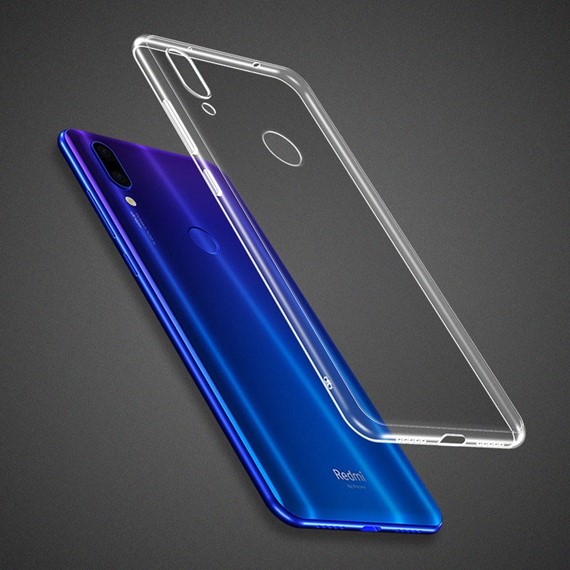 Microsonic Xiaomi Redmi Note 7 Pro Kılıf Transparent Soft Beyaz 5