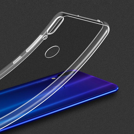 Microsonic Xiaomi Redmi Note 7 Kılıf Transparent Soft Beyaz 3