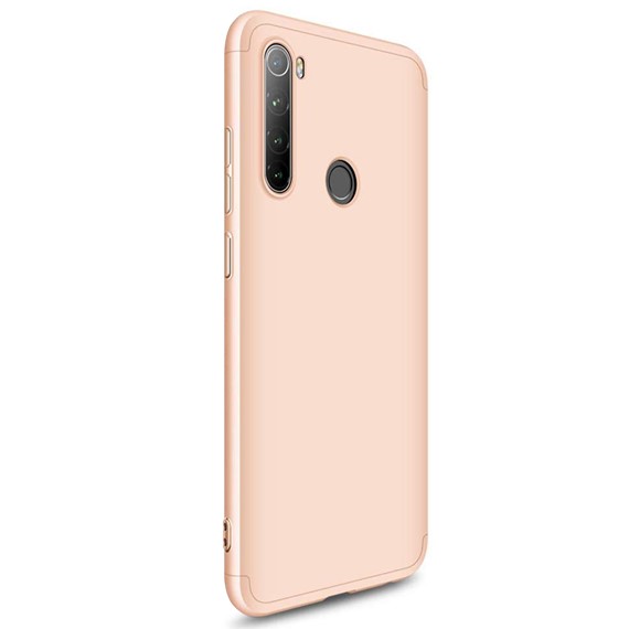 Microsonic Xiaomi Redmi Note 8 Kılıf Double Dip 360 Protective Gold 2