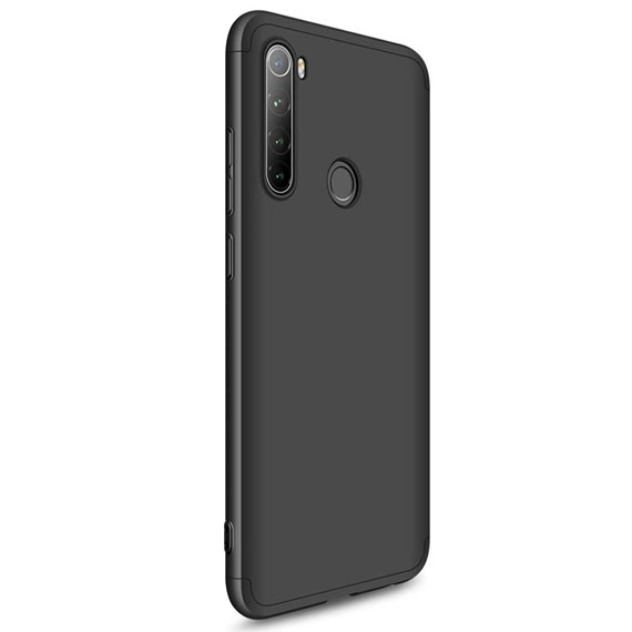 Microsonic Xiaomi Redmi Note 8 Kılıf Double Dip 360 Protective Siyah 2