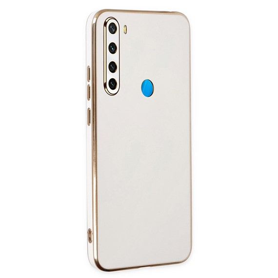 Microsonic Xiaomi Redmi Note 8 Kılıf Olive Plated Beyaz 1