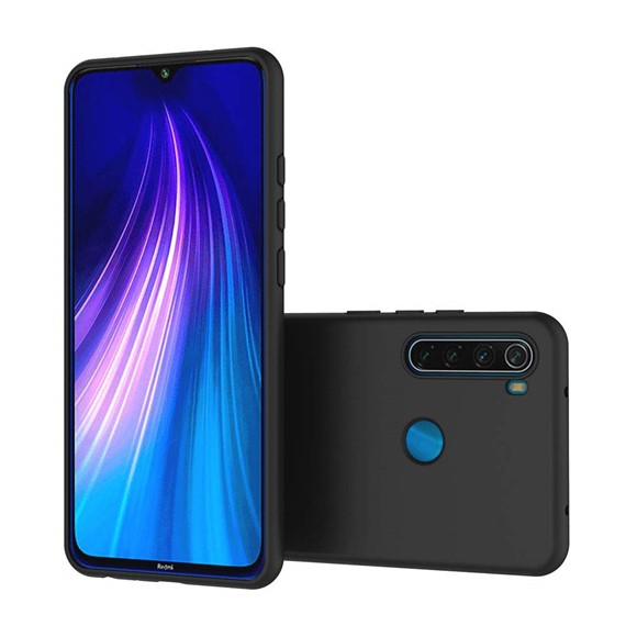 Microsonic Matte Silicone Xiaomi Redmi Note 8 Kılıf Kırmızı 4