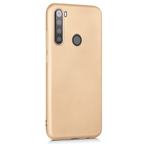 Microsonic Matte Silicone Xiaomi Redmi Note 8 Kılıf Gold 2