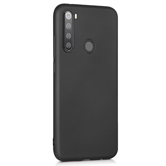 Microsonic Matte Silicone Xiaomi Redmi Note 8 Kılıf Siyah 2