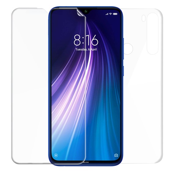 Microsonic Xiaomi Redmi Note 8 Ön Arka Kavisler Dahil Tam Ekran Kaplayıcı Film 1