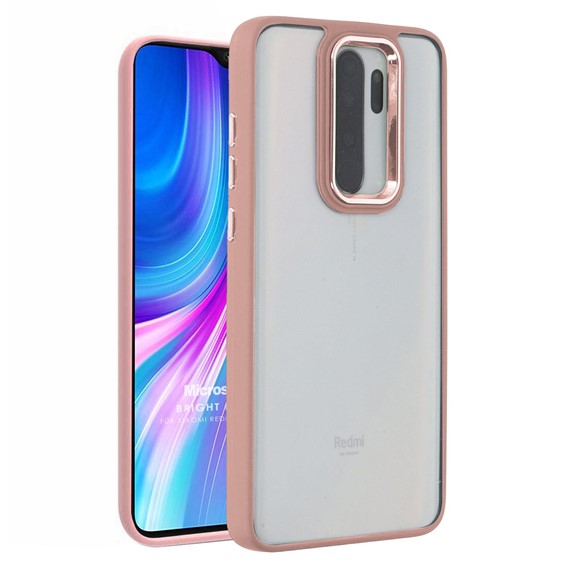 Microsonic Xiaomi Redmi Note 8 Pro Kılıf Bright Planet Rose Gold 1