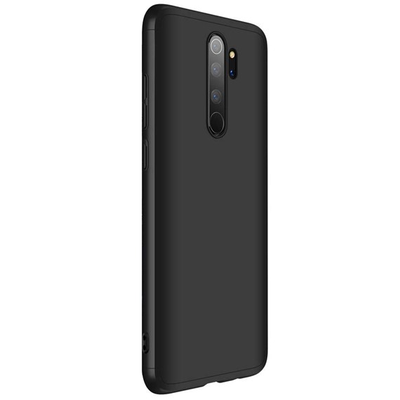 Microsonic Xiaomi Redmi Note 8 Pro Kılıf Double Dip 360 Protective Siyah 2