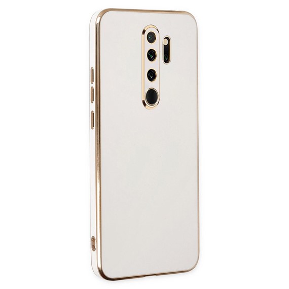 Microsonic Xiaomi Redmi Note 8 Pro Kılıf Olive Plated Beyaz 1