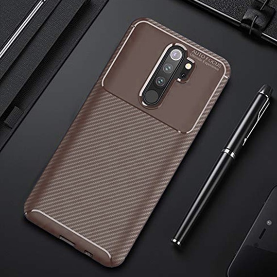 Microsonic Xiaomi Redmi Note 8 Pro Kılıf Legion Series Kahverengi 3