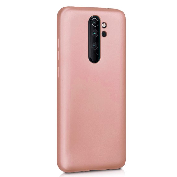 Microsonic Matte Silicone Xiaomi Redmi Note 8 Pro Kılıf Rose Gold 2