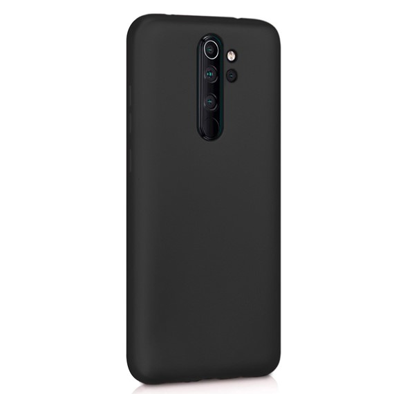 Microsonic Matte Silicone Xiaomi Redmi Note 8 Pro Kılıf Siyah 2