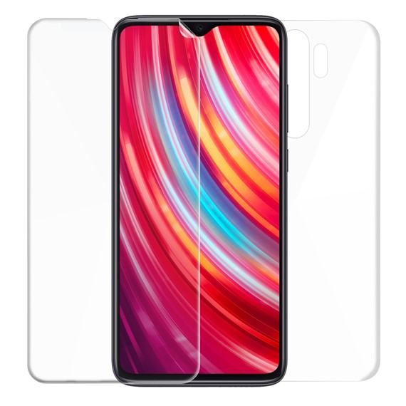 Microsonic Xiaomi Redmi Note 8 Pro Ön Arka Kavisler Dahil Tam Ekran Kaplayıcı Film 1