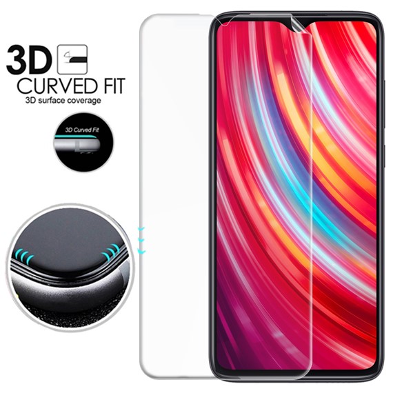 Microsonic Xiaomi Redmi Note 8 Pro Ön Arka Kavisler Dahil Tam Ekran Kaplayıcı Film 3