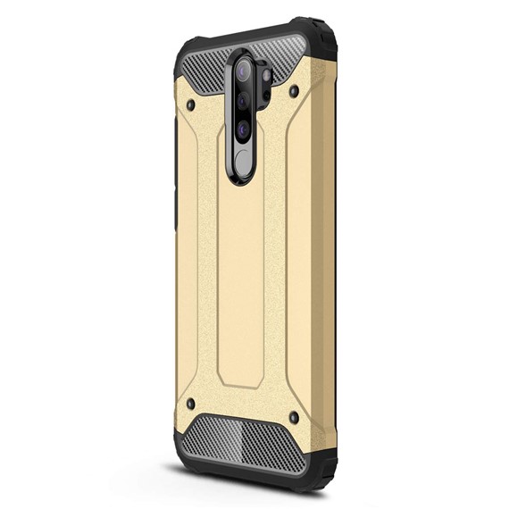 Microsonic Xiaomi Redmi Note 8 Pro Kılıf Rugged Armor Gold 2