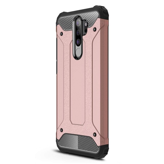 Microsonic Xiaomi Redmi Note 8 Pro Kılıf Rugged Armor Rose Gold 2