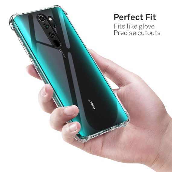 Microsonic Shock Absorbing Kılıf Xiaomi Redmi Note 8 Pro Şeffaf 5