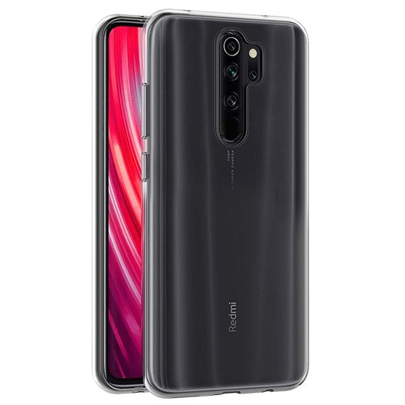 Microsonic Xiaomi Redmi Note 8 Pro Kılıf Transparent Soft Beyaz 1