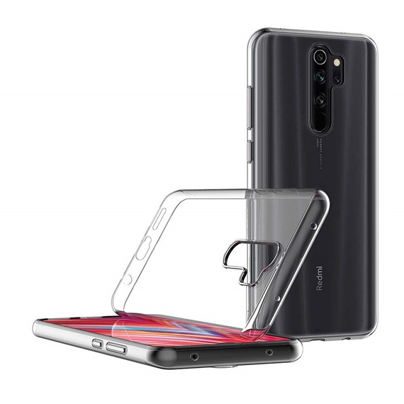 Microsonic Xiaomi Redmi Note 8 Pro Kılıf Transparent Soft Beyaz 3