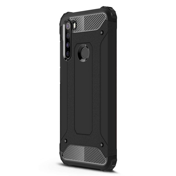 Microsonic Xiaomi Redmi Note 8 Kılıf Rugged Armor Siyah 2