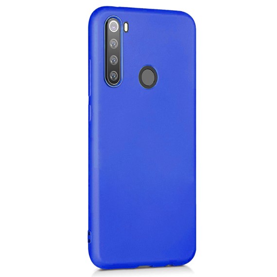 Microsonic Matte Silicone Xiaomi Redmi Note 8T Kılıf Mavi 2