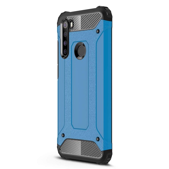 Microsonic Xiaomi Redmi Note 8T Kılıf Rugged Armor Mavi 2