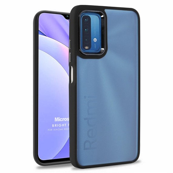 Microsonic Xiaomi Redmi Note 9 4G Kılıf Bright Planet Siyah 1