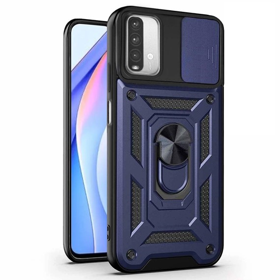 Microsonic Xiaomi Redmi Note 9 4G Kılıf Impact Resistant Lacivert 1