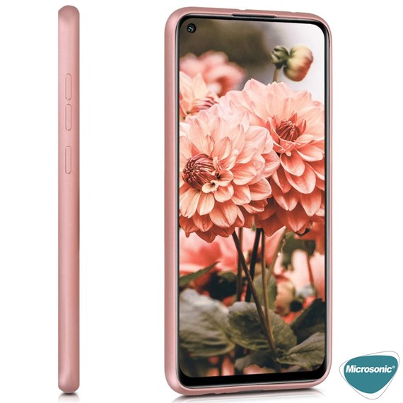 Microsonic Matte Silicone Xiaomi Redmi Note 9 Kılıf Kırmızı 4